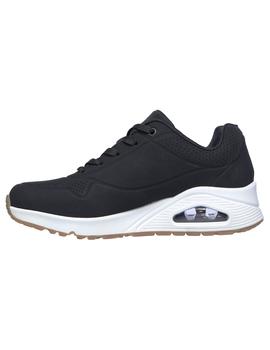 Zapatillas Skechers Uno Stand On Air Mujer Negro
