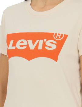 Camiseta Levis The Perfect Seasonal Mujer Naranja
