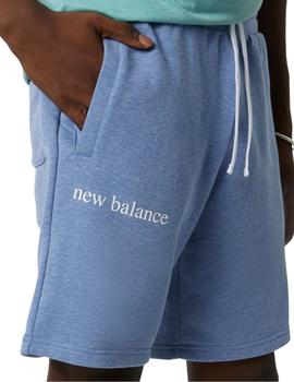 Pantalón Corto New Balance Essential Bal Hombre Azul