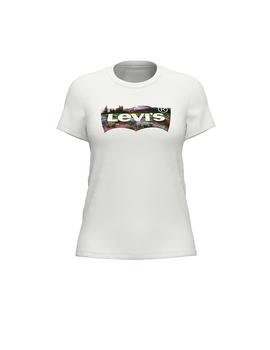 Camiseta Levis Summer Mountain Mujer Blanco