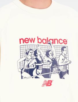 Sudadera New Balance Remastered Graphic Hombre Balanco