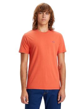 Camiseta Levis Logo Pequeño Hombre Naranja