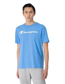 Camiseta Champion Crewneck Hombre Azul