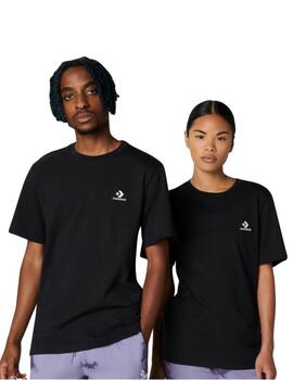 Camiseta Converse Go-To Embroidered Unisex negro