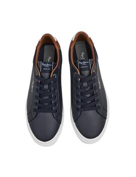 Zapatillas Pepe Jeans Kenton Court Hombre Marino