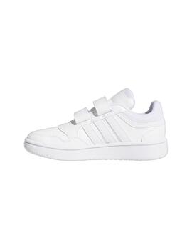 Zapatilla Adidas Hoops 3.0 Junior Blanco