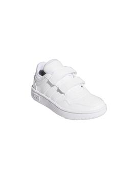 Zapatilla Adidas Hoops 3.0 Junior Blanco