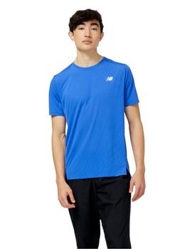Camiseta New Balance Accelerate Hombre Azul