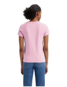 Camiseta Levi´s Logo Pequeño Mujer Rosa