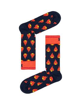 Calcetines Happy Socks Flames Unisex Marino