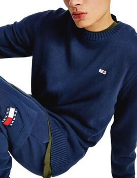 Jersey Tommy Essentials Hombre Marino