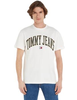 Camiseta Tommy Classic Gold Arch Hombre Blanco