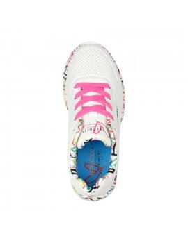 Zapatillas Skechers Uno Lite Lovely Luv Junior Blanco