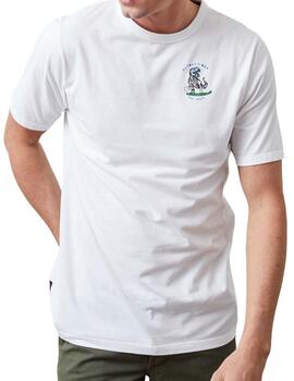 Camiseta Altonadock Hombre Blanca Dinosaurio