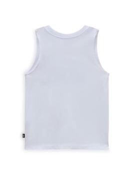 Camiseta Checker Impact Muscle Tank-B Mujer Blanco