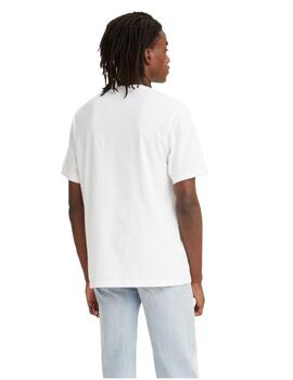 Casmiets Levis Relaxed Fit Tee Hombre Blanca