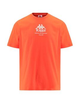 Camiseta Kappa Authentic Gastor Hombre Naranja