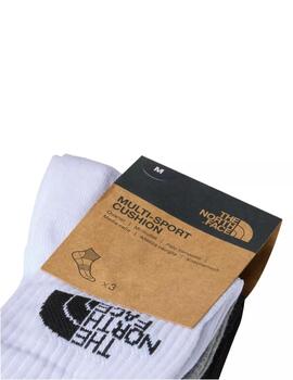 Calcetines TNF Pack Multisport Cushion Unisex Negro