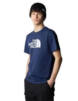 Camiseta TNF  S/S Easy Hombre Azul