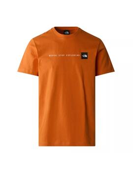 Camiseta TNF Never Stop Exploring Hombre Naranja