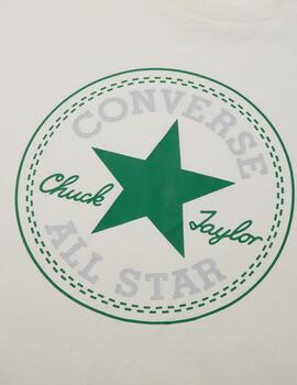 Camiseta Converse Chuck Patch Egret/Green Unisex
