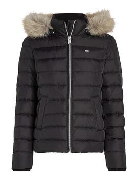 Cazadora Tommy Basic Mujer Negro