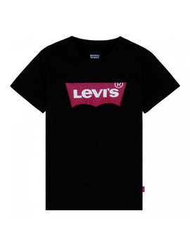 Camiseta Levis Batwing Junior Negro