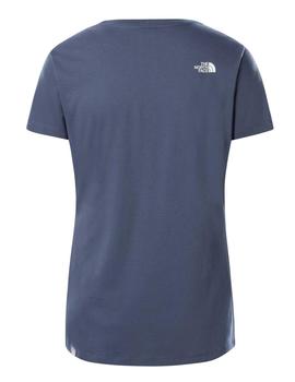 Camiseta The North Face Simple Dome Mujer Azul