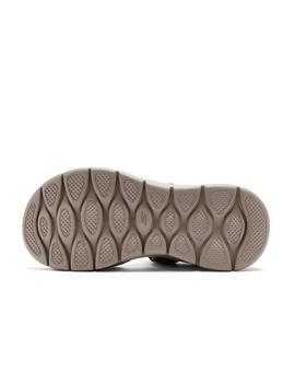Sandalias Skechers Go Walk Flex Hombre Oliva
