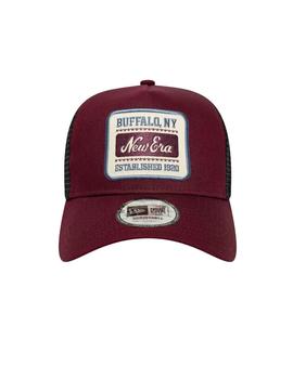 Gorra New Era Patch Trucker Unisex Granate