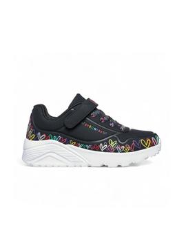 Zapatillas Skechers Uno Lite Niño Negro