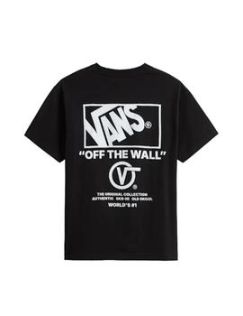 Camiseta Vans Stockpile Hombre Negro