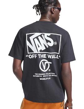 Camiseta Vans Stockpile Hombre Negro