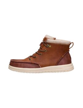 Botín Hey Dude Bradley Classic Tumbled Hombre Marrón