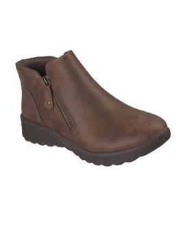 Botín Skechers Lovely Vibe Mujer Chocolate
