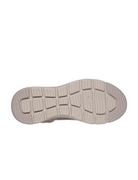 Botín Skechers Glacial Ultra Mujer Taupe