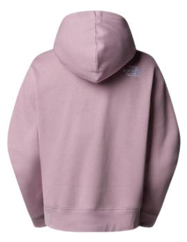 Sudadera North Face  Essential Crop Mujer Lila