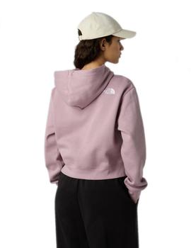 Sudadera North Face  Essential Crop Mujer Lila