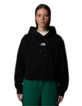 Sudadera North Face  Essential Crop Mujer Negro
