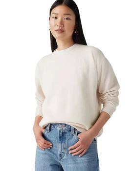 Sudadera Levis Everyday Sugar Swizzle Mujer Blanco