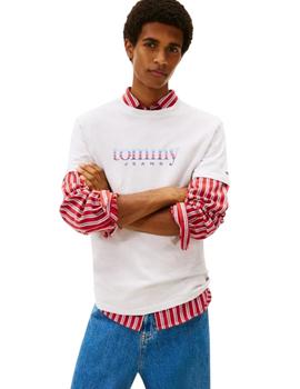 Camiseta Tommy Hilfiger Slim Entry Hombre Blanco