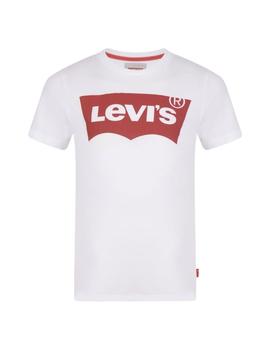Camiseta Levis Batwing Niño Blanca