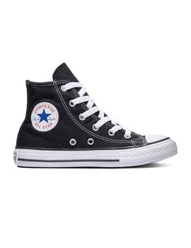 Zapatillas Converse All Star-Hi Junior Negro