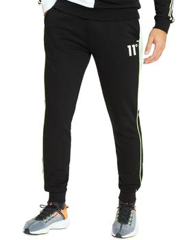 Pantalon 11 Degrees Colour Block Jogger Hombre Negro