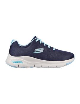 Zapatillas Skechers Arch Fit-Sunny Outlook Mujer Azul