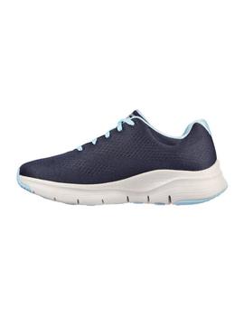 Zapatillas Skechers Arch Fit-Sunny Outlook Mujer Azul