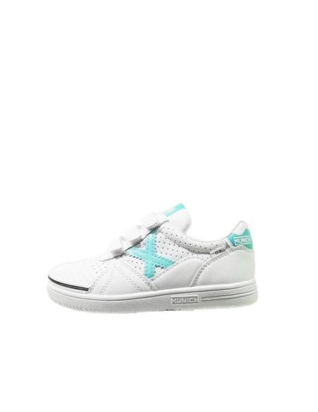 Zapatillas Munich G3 Kid Profit velcro blancas