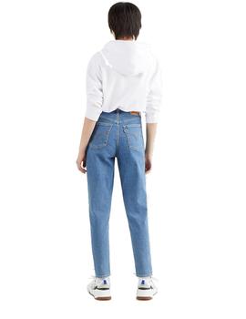 Pantalón Levis High Waisted Mom Mujer Azul