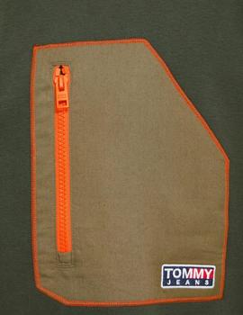 Polar Tommy Contrast Pocket Hombre Verde