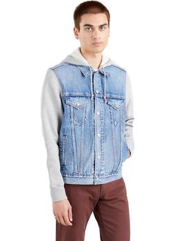 Cazadora Vaquera Con Capucha Levis SeasonalStyle Hombre Azul